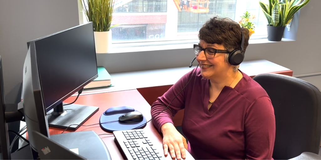 Medicare Consultant on a video call