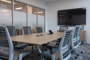 Small conference room at the Walsh Buffalo office